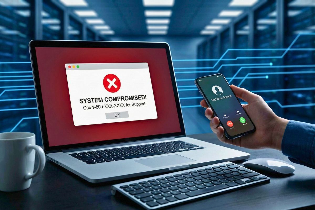 Schemat oszustwa wsparcia technicznego i praktyczna ochrona przed zagrożeniami