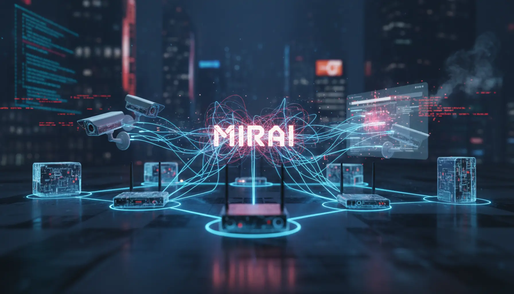 Botnet Mirai i ochrona IoT przed zagrożeniami atakami DDoS